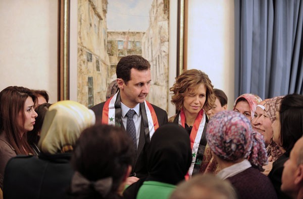 bashar al assad and his wife 