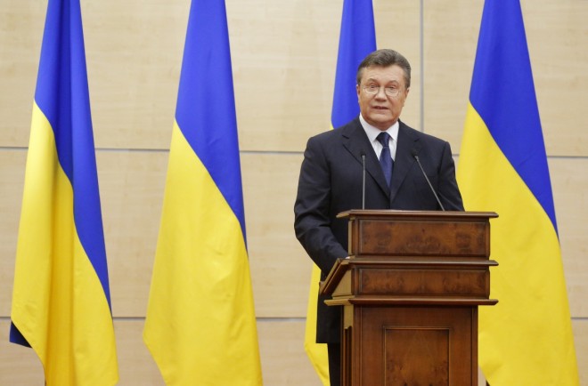 ukraine Ousted Ukranian President Still Claims ‘Being in Control’