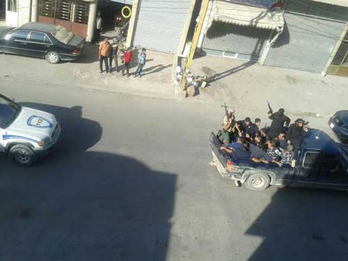 Gunmen in Arsal 