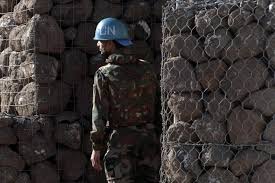 un peacekeeper in syria