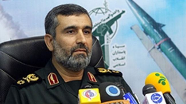 Iranian Aerospace commande Amir Ali Hajizadeh