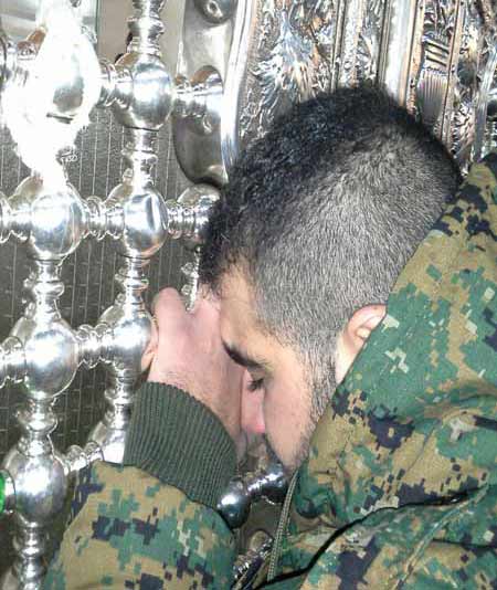 Ayyad after release in Sayyeda Zainab Holy Shrine