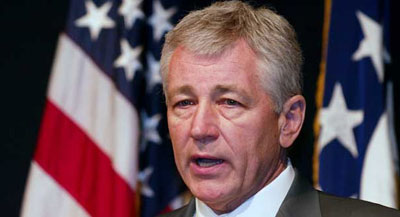 Hagel Expresses Concern over Technologies, Arms of Hizbullah 