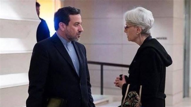 iranian negotiator with his US counterpart