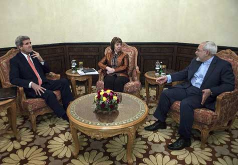 Zarif, Kerry, Ashton Hold Talks in Vienna