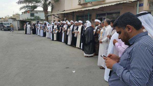gathering in support of Sheikh Issa Qassem 