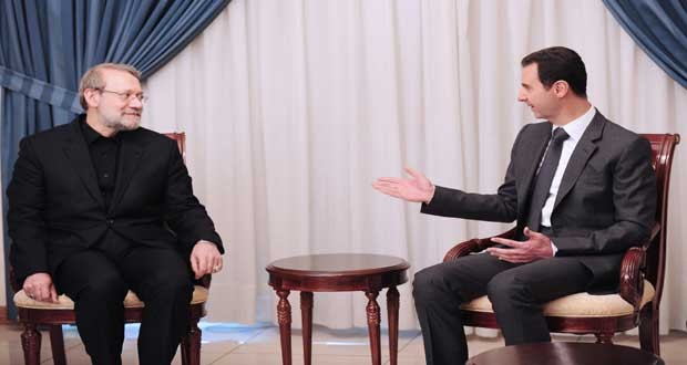 Larijani Meets Al-Assad: Syria Paying Price for Resisting "Israel" Larijani Meets Al-Assad: Syria Paying Price for Resisting ’Israel’