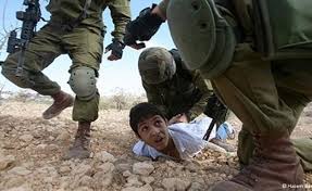 "Israel" arresting Palestinian child 