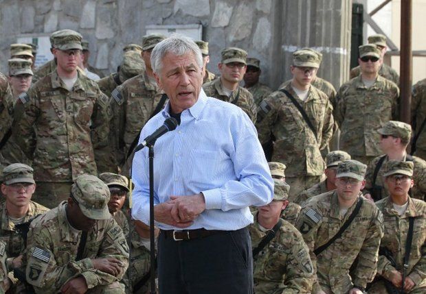 Hagel in Baghdad to Review Anti-’ISIL’ War