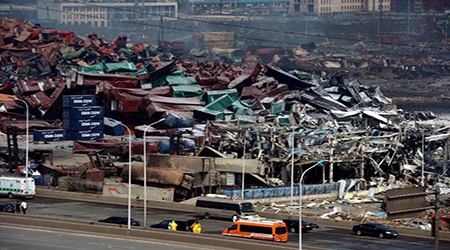 Mass Clean-Up after China Blasts Trigger Cyanide Fears