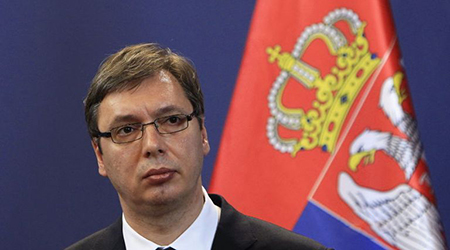 Serbian Prime Minister Aleksandar Vucic