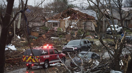 Death Toll at 43 as Wild Weather Tears across Parts of US
