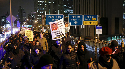 Protests Held in US over Officers’ Non-Indictment in Murder of Black Teen
