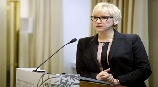 Swedish Foreign Minister Margot Wallstrom