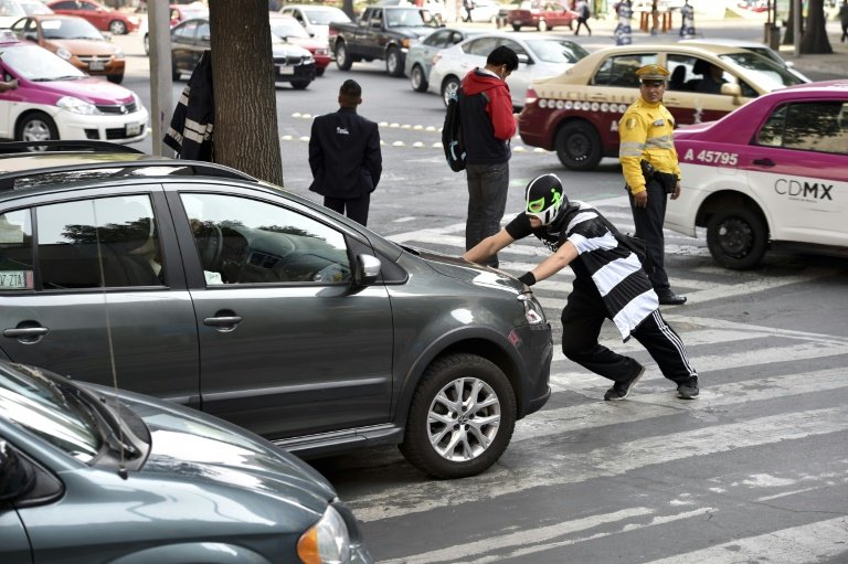 Mexico's Masked Hero Making Streets Safe - for Pedestrians
