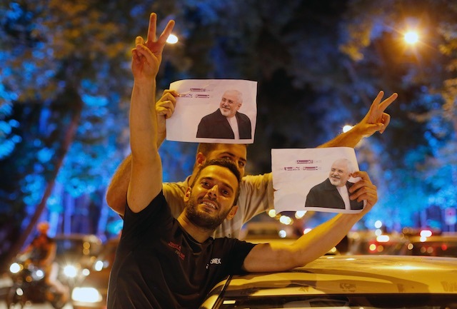 Iranians Celebrate Diplomatic Victory