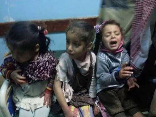 Al-Saud “Firmness” against Yemeni Children In Photos: Al-Saud “Firmness” against Yemeni Children