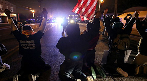 3rd Day of Protests in US after Police Killing Black Teen
