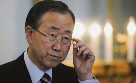 Ban Ki-moon Arrives in Baghdad for Talks