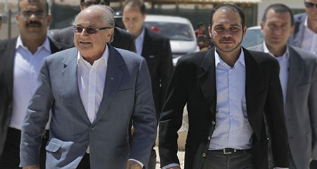 Joseph Blatter and Jordan's Prince Ali