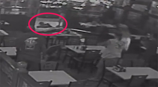 Dinner Surprise: Burglary Suspect Drops in Through Ceiling
