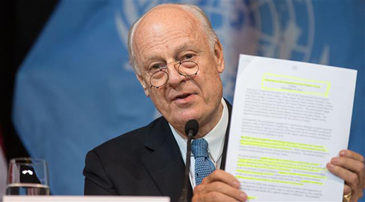 UN Special Envoy for Syria Staffan de Mistura
