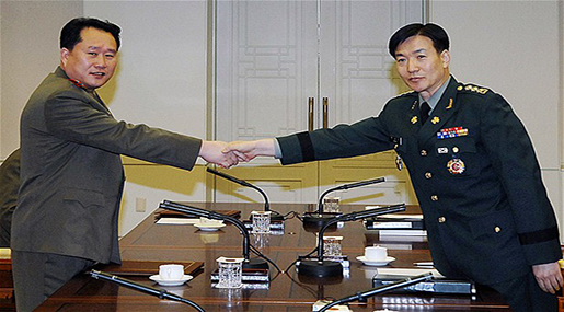 North, South Korea Hold Rare Talks