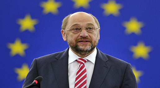 The European Parliament President Martin Schulz