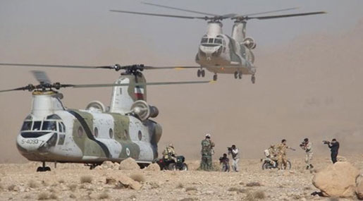 Iranian Army Launches Military Drills 