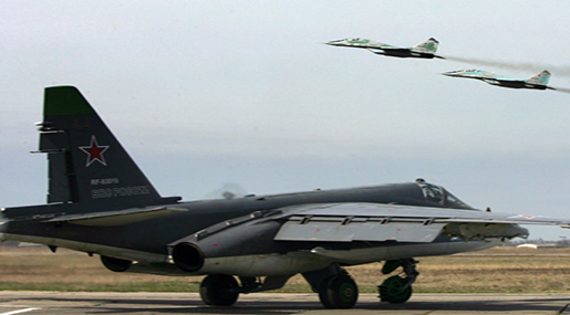 Russian Fighter Jets in Syria 