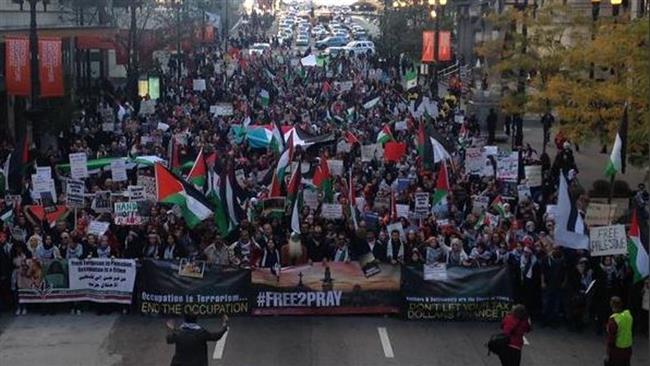 US: Thousands Attend Pro-Palestinian Rallies