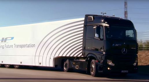 Self-Driving Mercedes Robot-Truck Debuts on German Autobahn