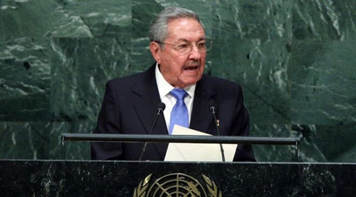 Cuban President Raul Castro