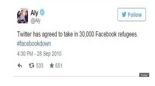 Facebook Down for Second Time in a Week