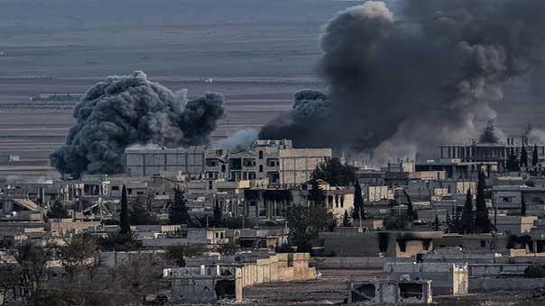 Shelling in Kobane Syria Kurds Defeat ’ISIL’: Kobane Liberated