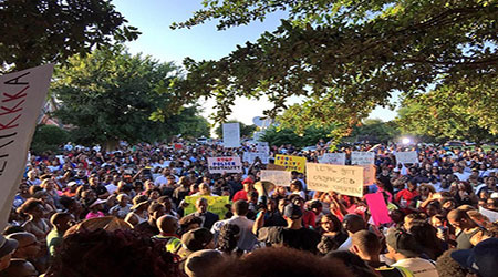 Anti-Racism Protests in Texas against Police Brutality