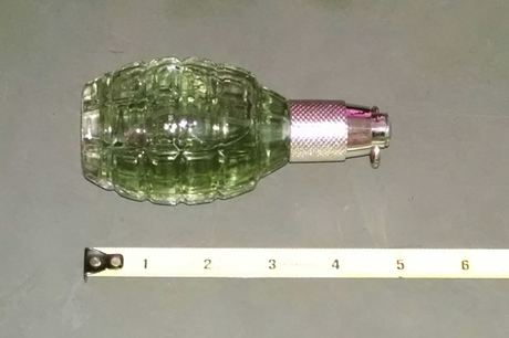 Grenade-Shaped Perfume Bottle