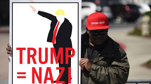 California Protesters to Trump: Stop Hate
