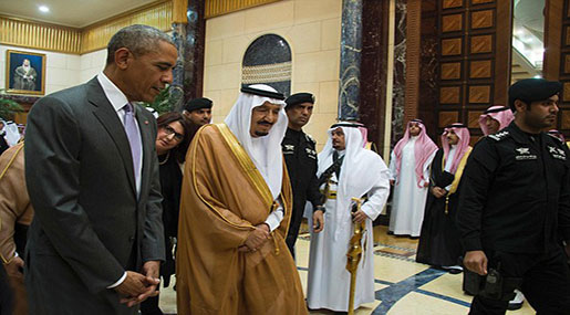 Obama Receives Embarrassing, ’No Welcome’ Reception in KSA!

