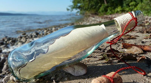 Message in Bottle Dropped in NY Found in France!