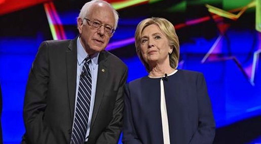 Clinton Vs Sanders for Progressive Mantle
