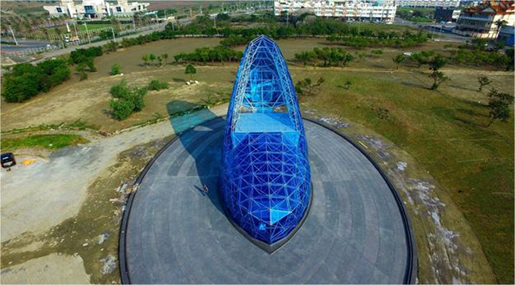 Taiwan County Builds Huge Glass Shoe as Tribute to Women