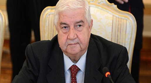 Syrian Foreign Minister Walid Muallem