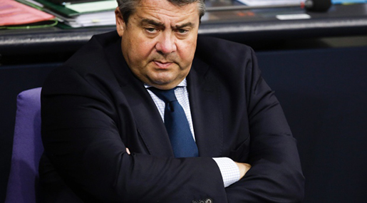 German Vice-Chancellor Sigmar Gabriel