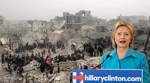 Clinton: Destroy Syria for ’Israel’
