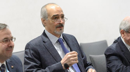 Syrian chief government negotiator Bashar al-Jaafari