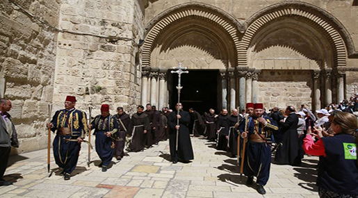 Easter Celebrated in Palestine amid Holy Land Turmoil