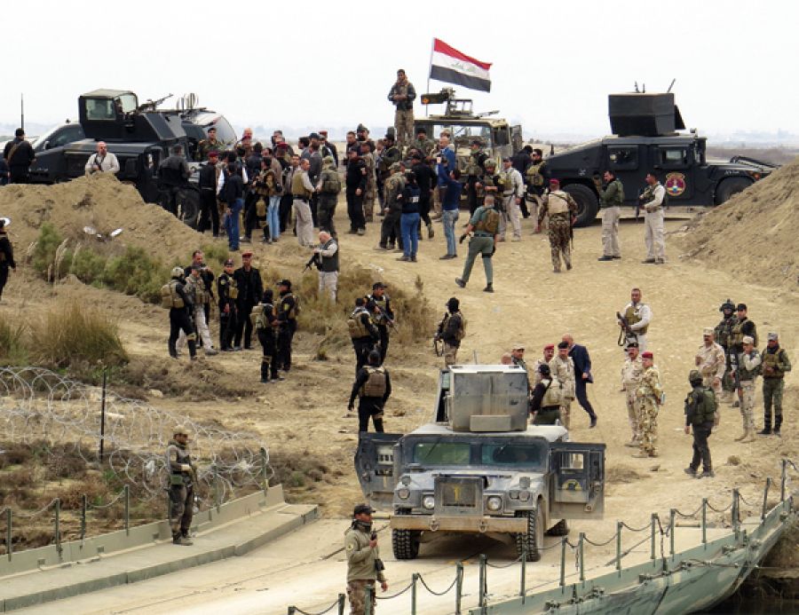 Iraqi Forces Liberate Central Hit in Anbar