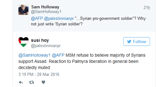 Palmyra's Liberation Greeted With Praise despite Silence of Officials