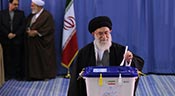 Iran Chooses Its President: Imam Khamenei Casts Vote